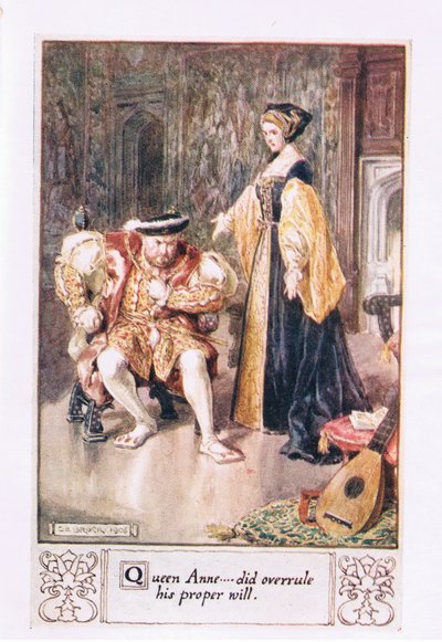 La reine Anne a annulé sa volonté propre - Charles Edmund Brock